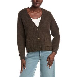 Anna Kay Womens  Pavonne Knit Cardigan, Brown